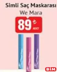 WE MARA SİMLİ SAÇ MASKARASI